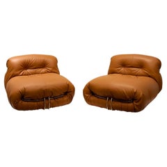 Set of Soriana Side Chairs for Cassina, c. 1970s