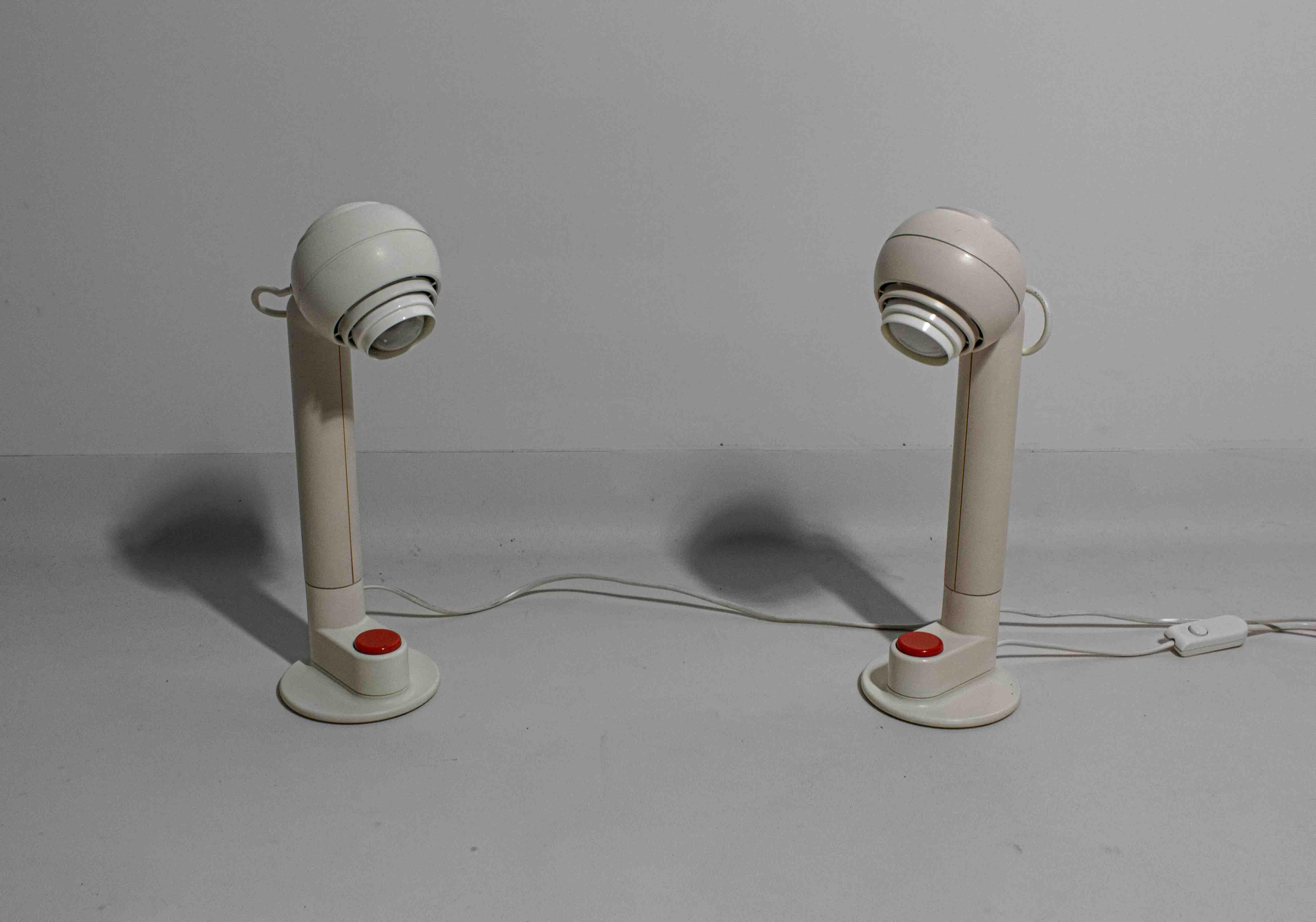 Ensemble de lampes de bureau Osram de l'ère spatiale par Schlagheck, 1977 en vente 5