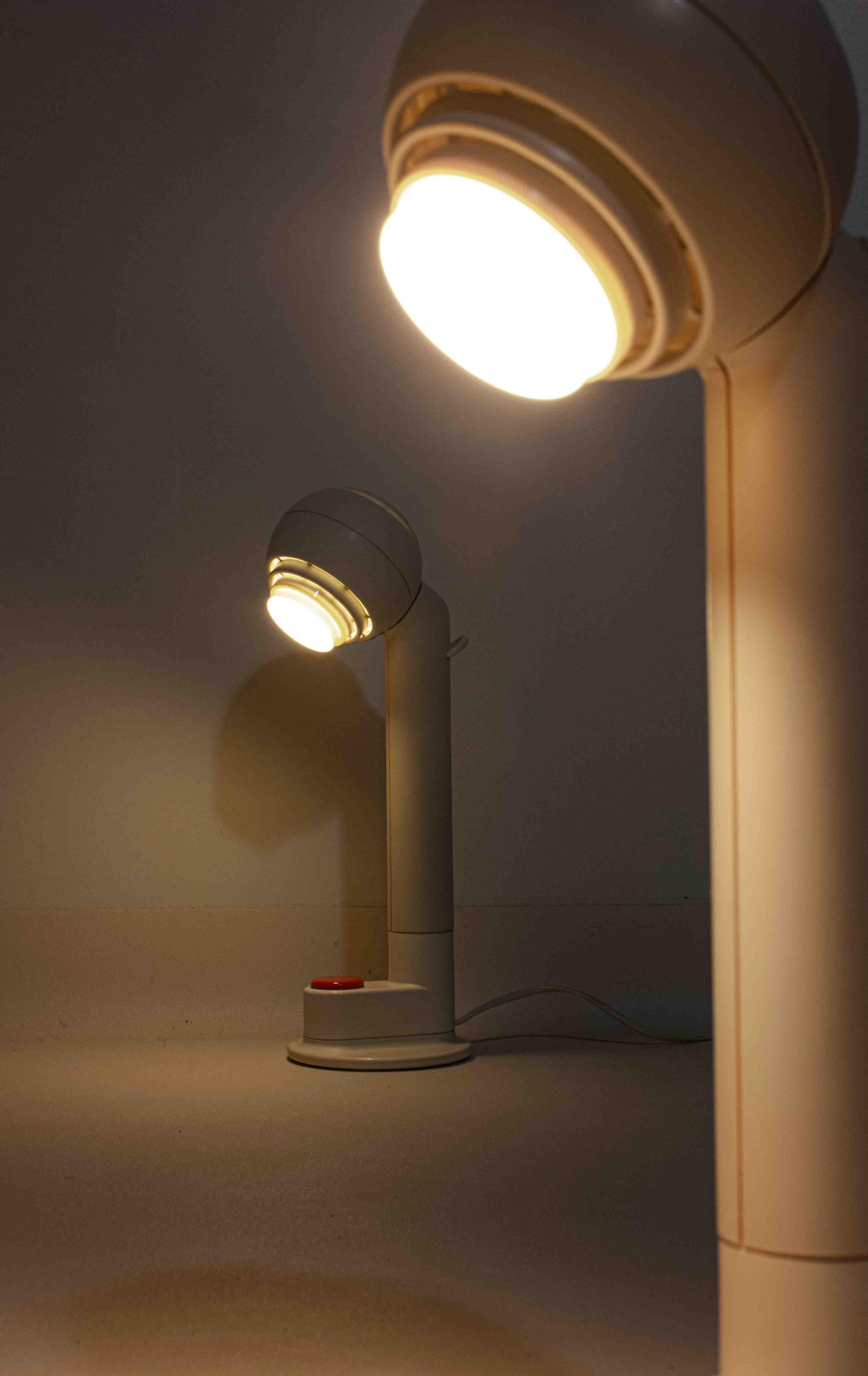 Fin du 20e siècle Ensemble de lampes de bureau Osram de l'ère spatiale par Schlagheck, 1977 en vente