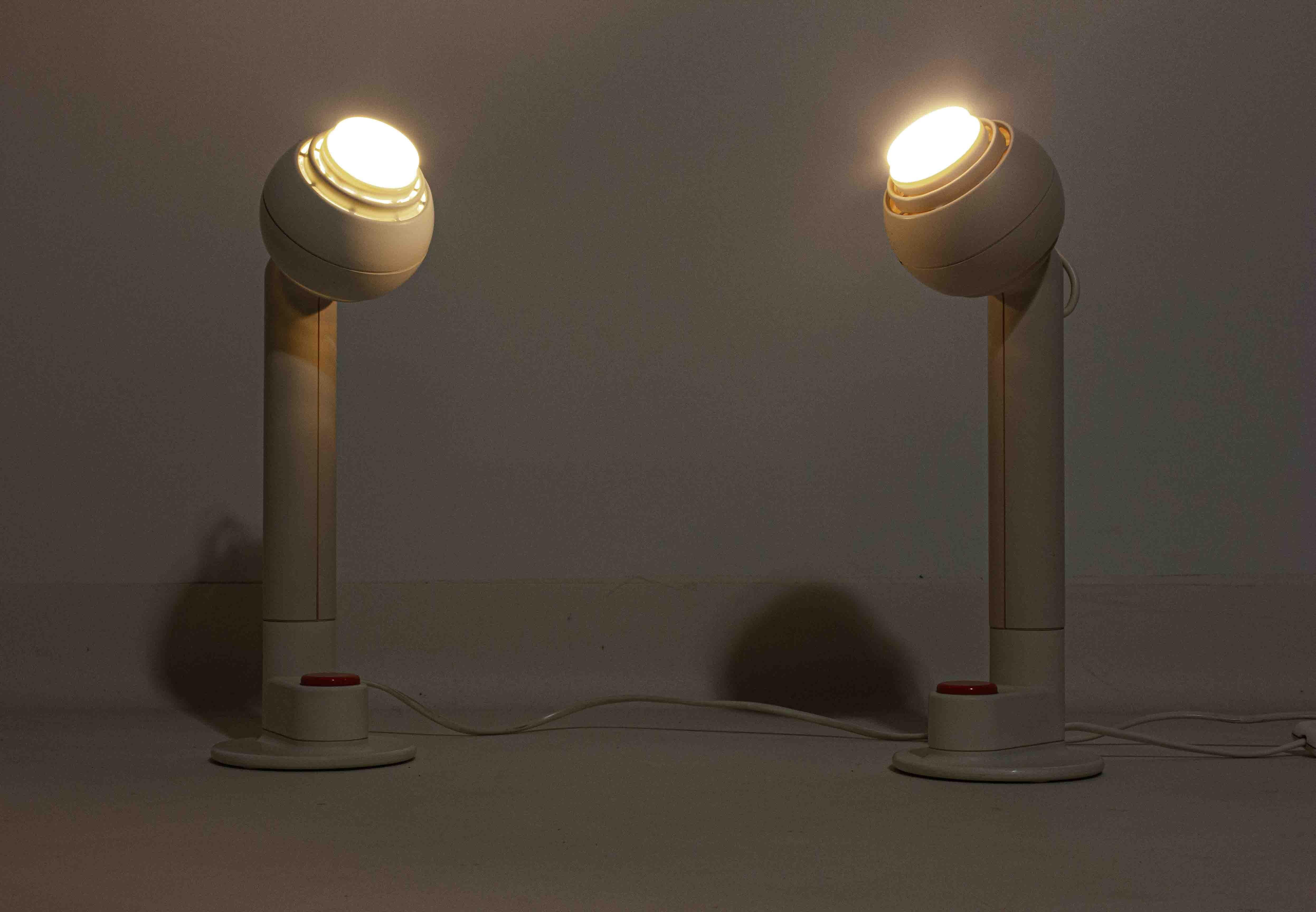 Ensemble de lampes de bureau Osram de l'ère spatiale par Schlagheck, 1977 en vente 3