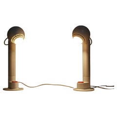 Set di lampade da scrivania Osram dell'era spaziale di Schlagheck, 1977