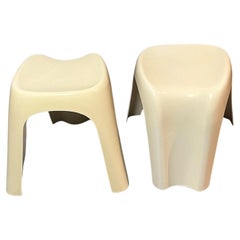 Raumfahrthocker 'STACKI' Castiglioni Entwurf für Bilumen Italien, 1970er Jahre