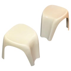 Set of Space Age Stools ‘STACKI’ Castiglioni design for Bilumen Italy, 1970s