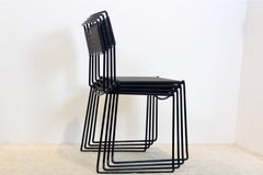 Set of Spaghetti Chairs by Giandomenico Belotti for Alias, Italy