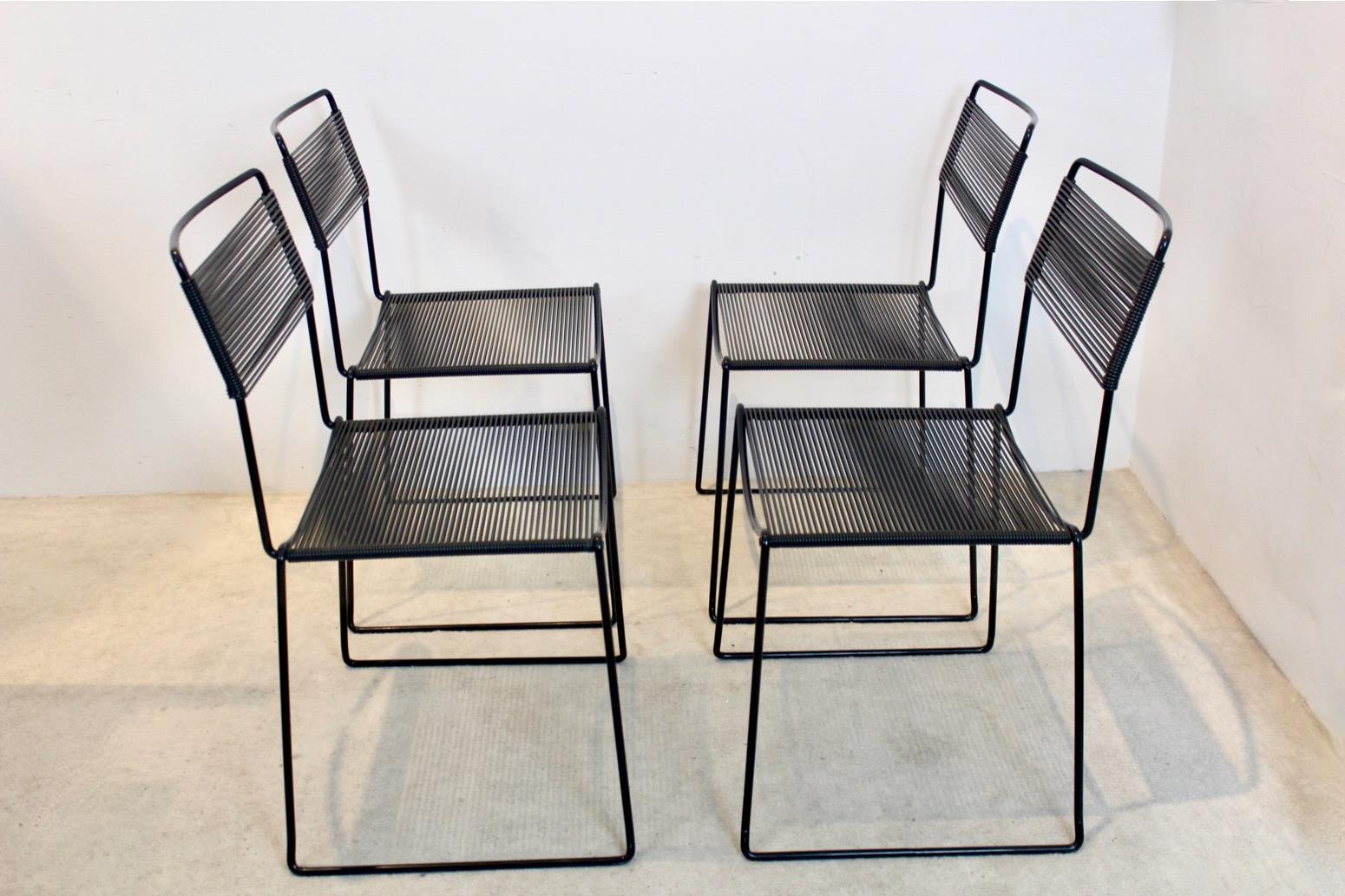 Set aus Spaghetti-Stühlen von Giandomenico Belotti für Alias, Italien (Moderne der Mitte des Jahrhunderts) im Angebot