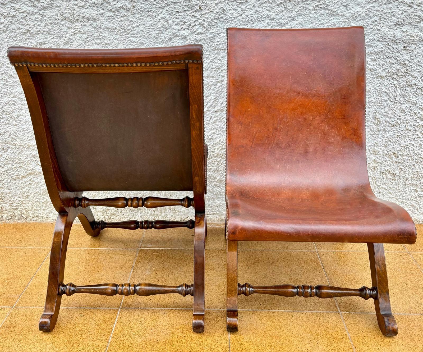 XX secolo Set di poltroncine in Oak di Pierre Lottier per Valenti, anni '50 in vendita