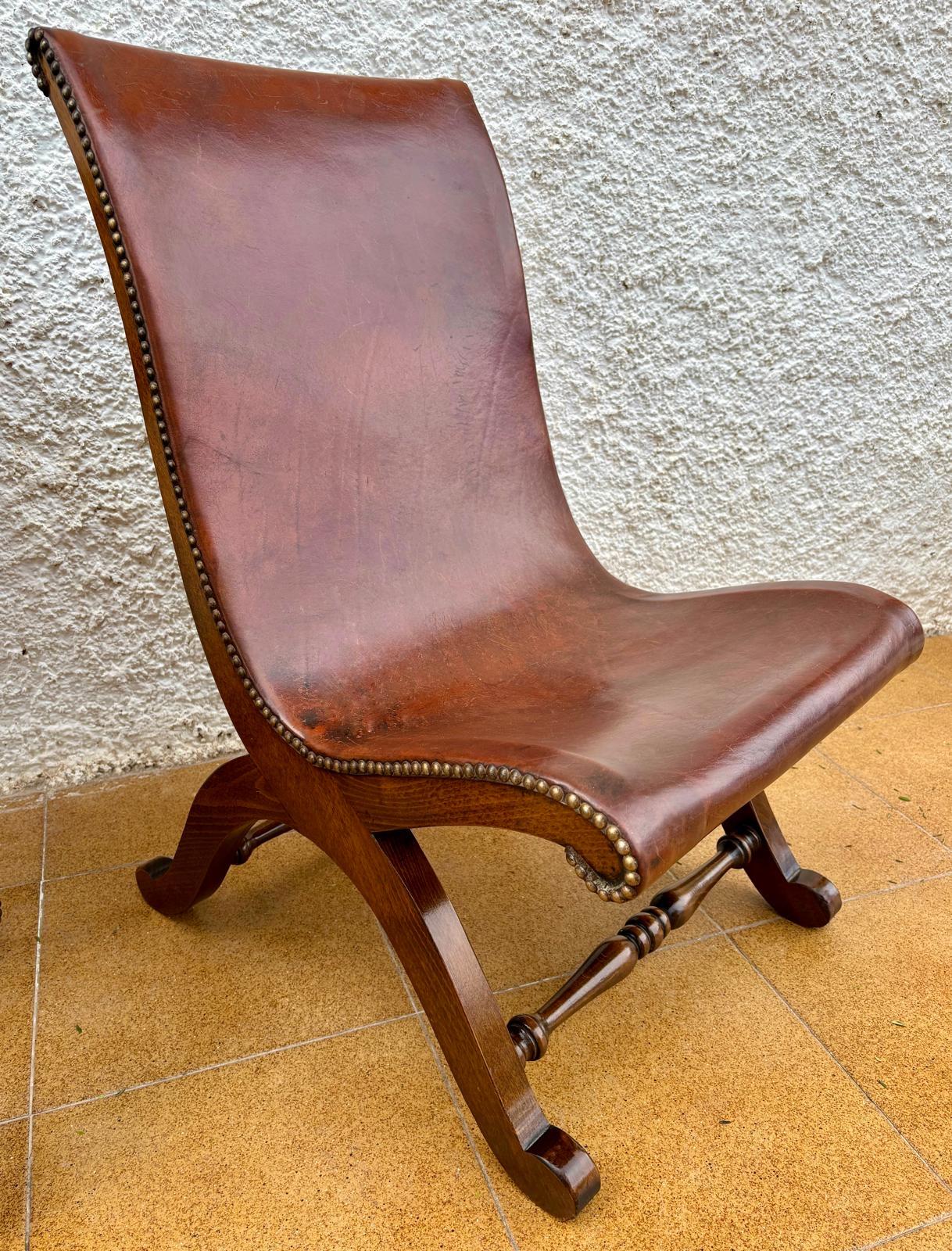 Set di poltroncine in Oak di Pierre Lottier per Valenti, anni '50 in vendita 2