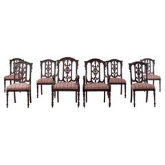Antique Set of Spanish Revival Dining Chairs
