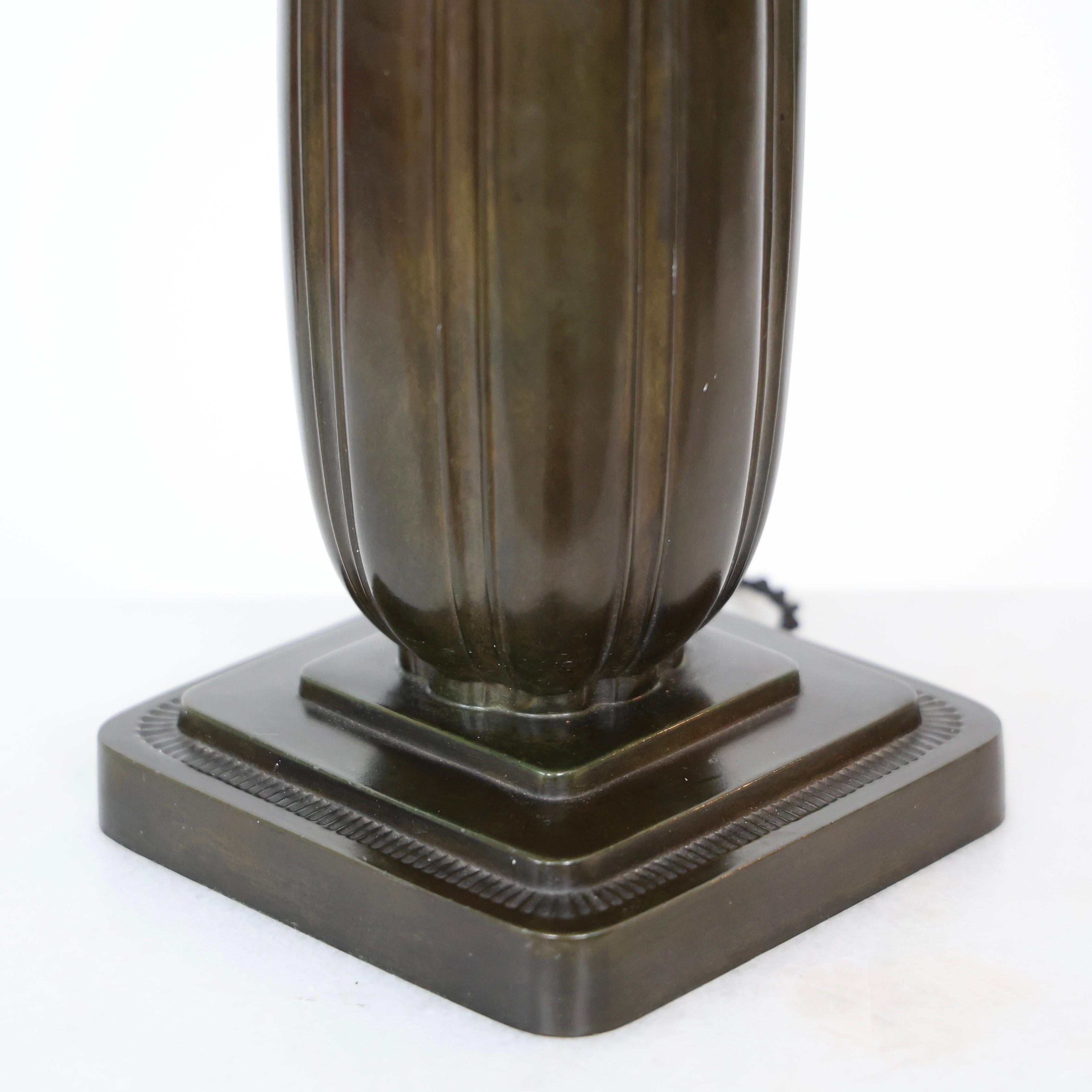 Set of Square Table Lamps by Just Andersen, 1930s, Denmark For Sale 5