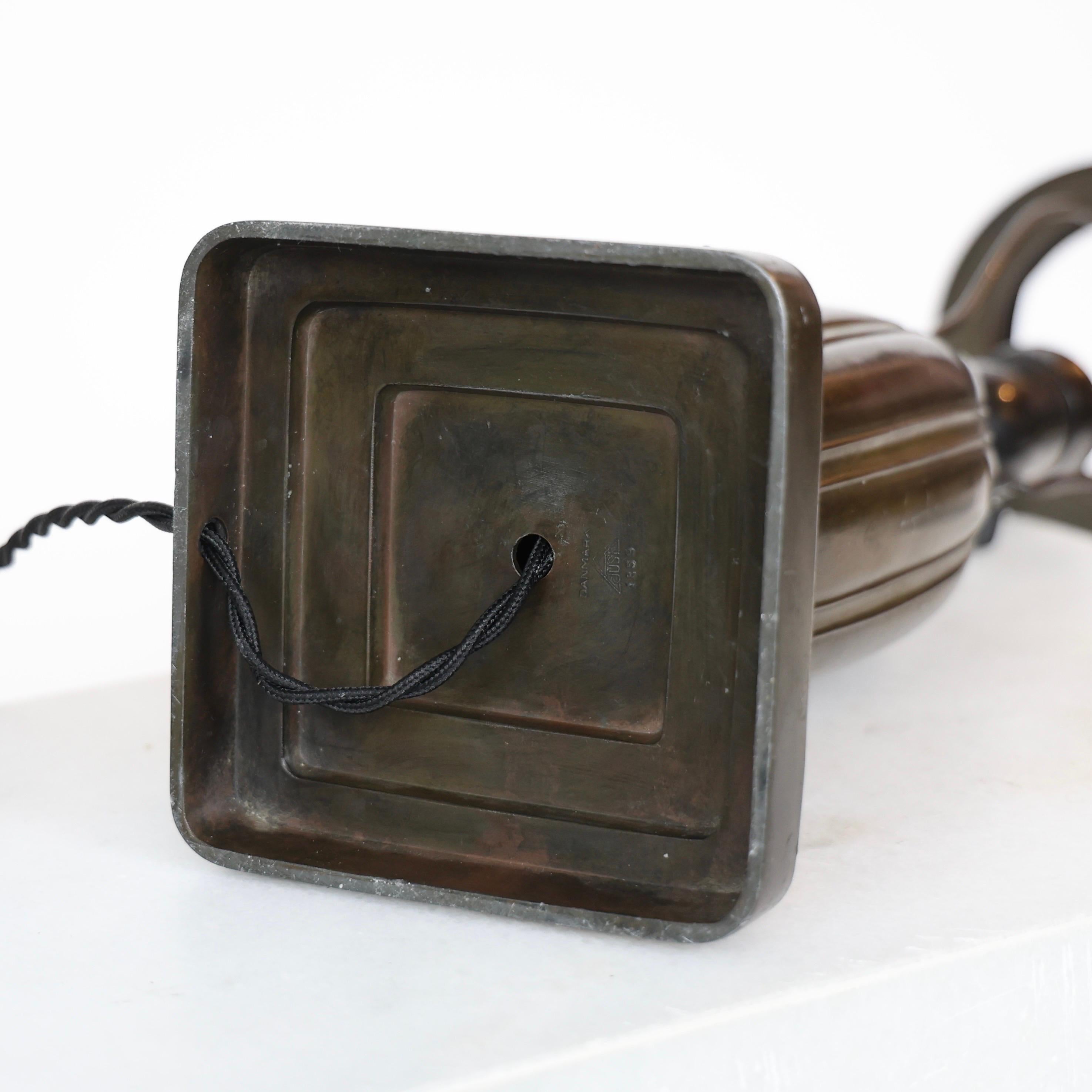 Set of Square Table Lamps by Just Andersen, 1930s, Denmark For Sale 6