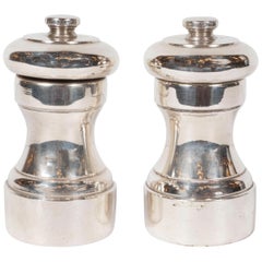 Set of Sterling Silver Salt and Pepper Shakers by Peugeot