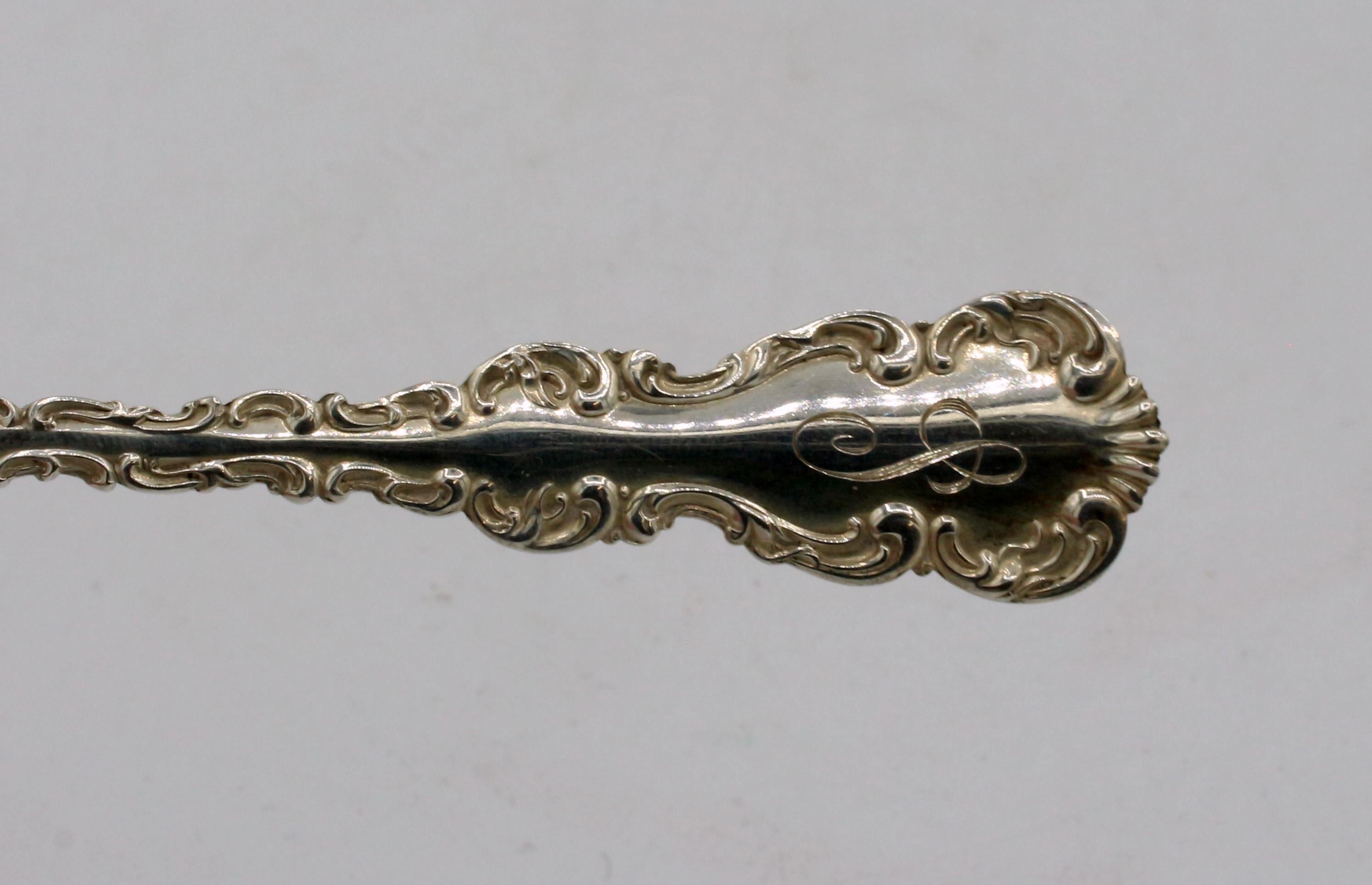 Set of Sterling Teaspoons by Whiting, 