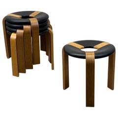 Set of Stools by Rud Thygesen & Johnny Sorensen for Magnus Olesen