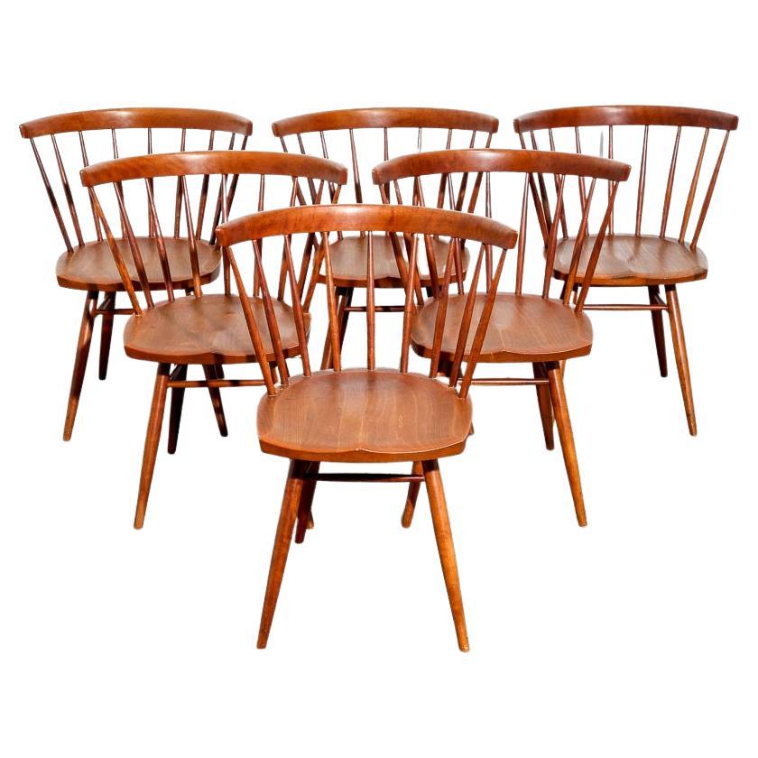 Set of Straight Back Chairs by Nakashima Studio