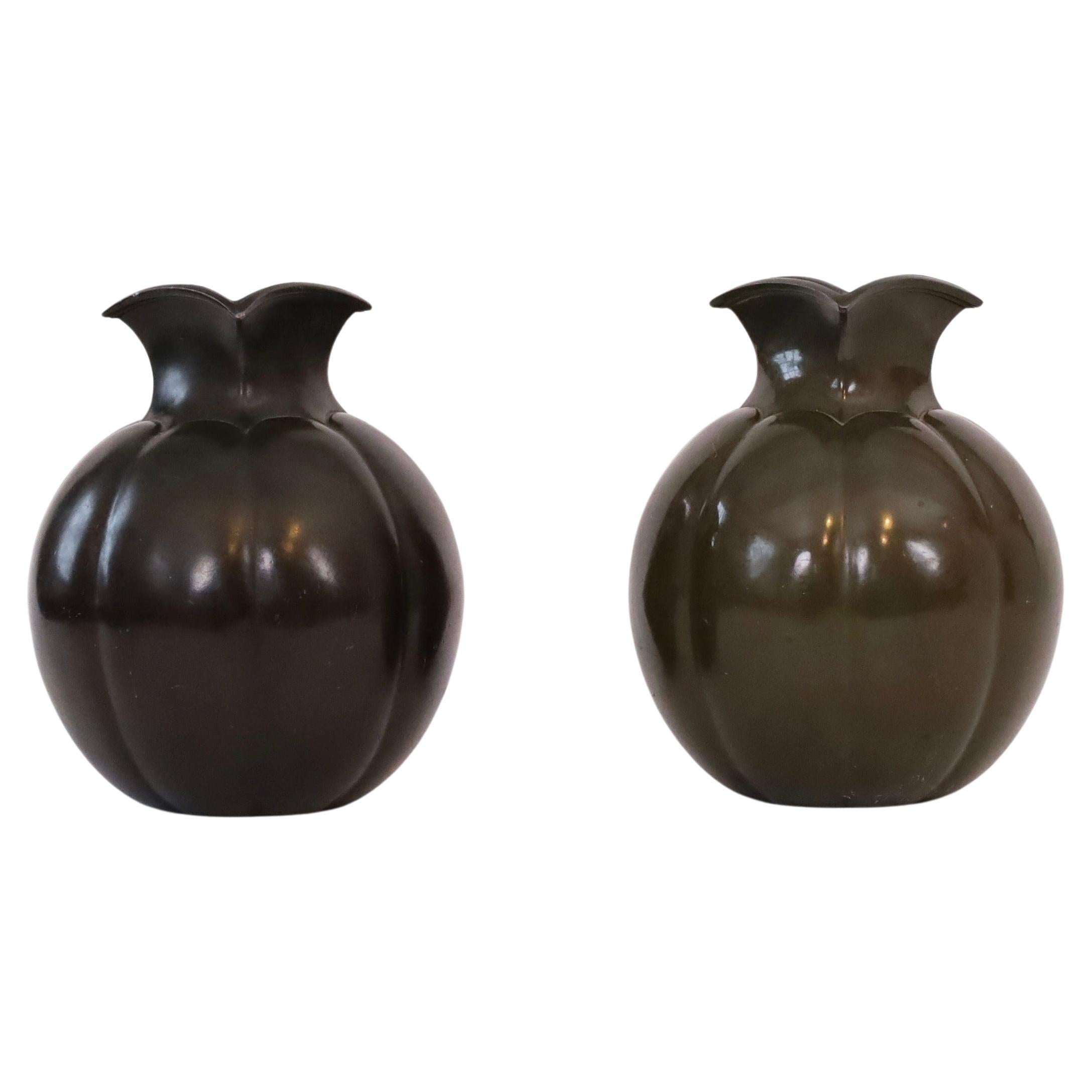 Set of substantial art deco vases by Just Andersen, 1930s, Denmark