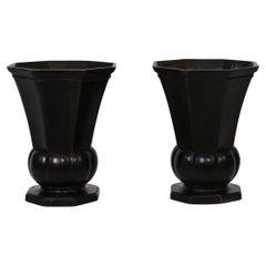 Set beträchtlicher Art-Déco-Vasen von Just Andersen, 1930er Jahre, Dänemark