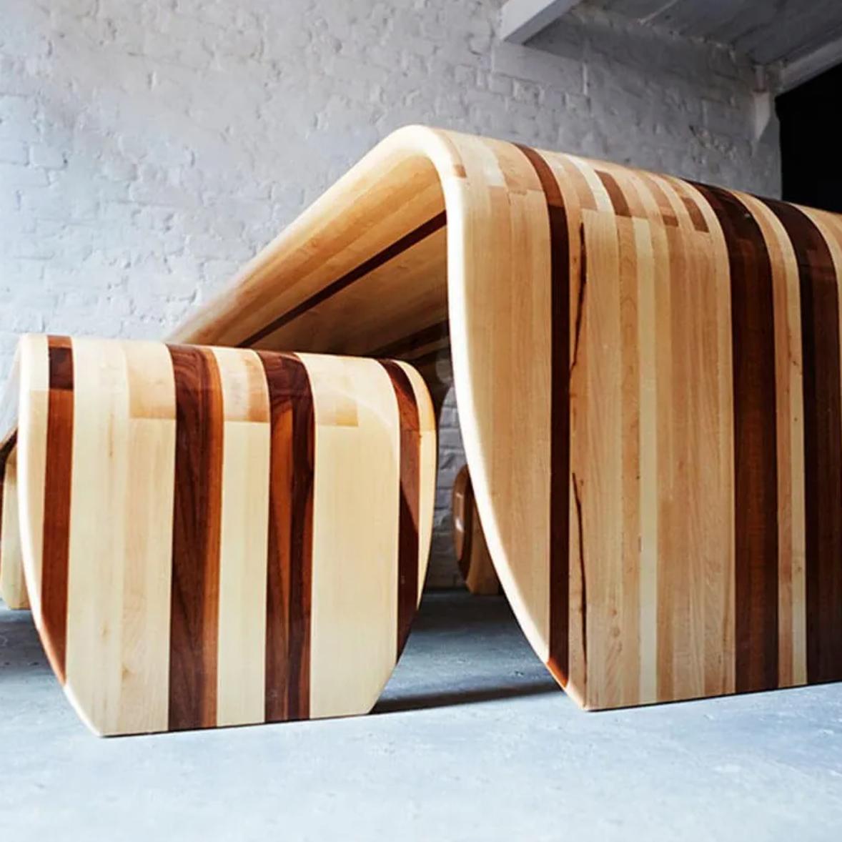 Other Set of Surf-Ace Table and 2 Benches by Duffy London
