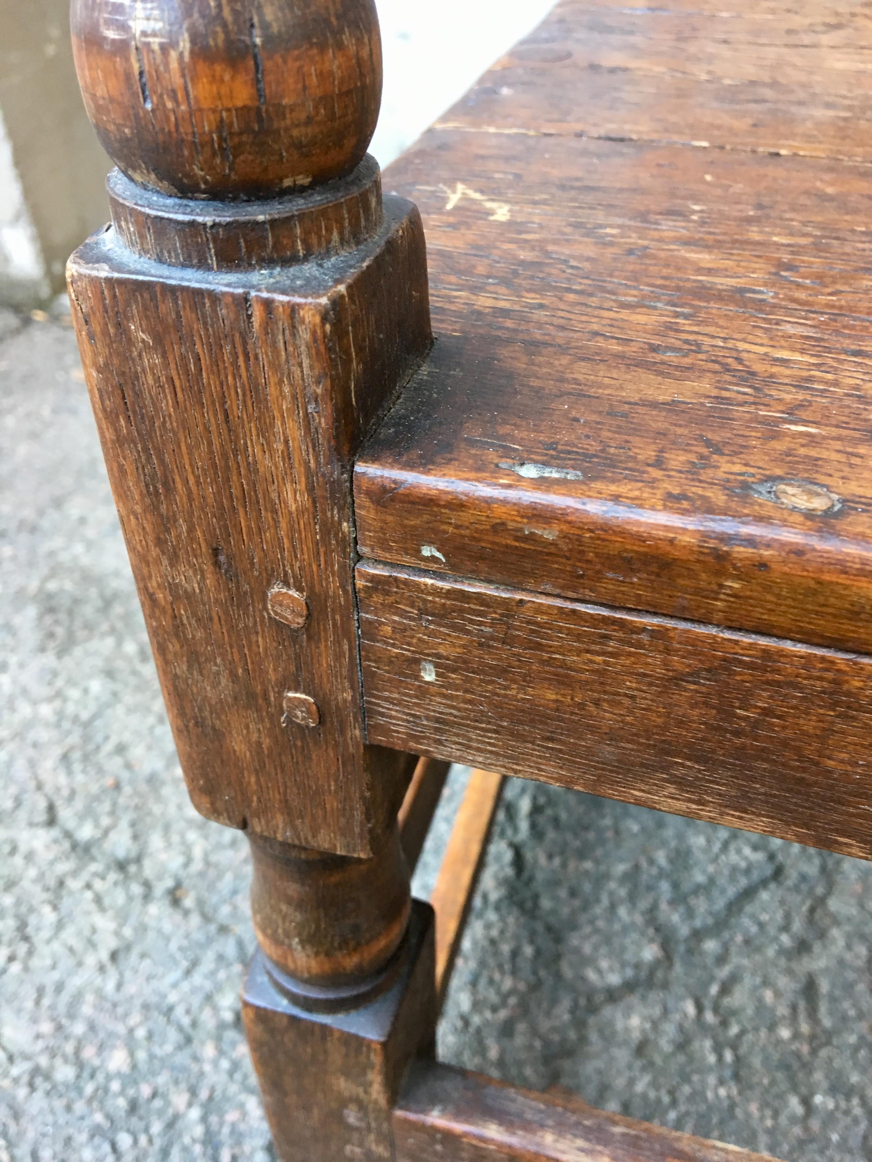 Set of Swedish Early 18th Century Folk Art Chairs 6