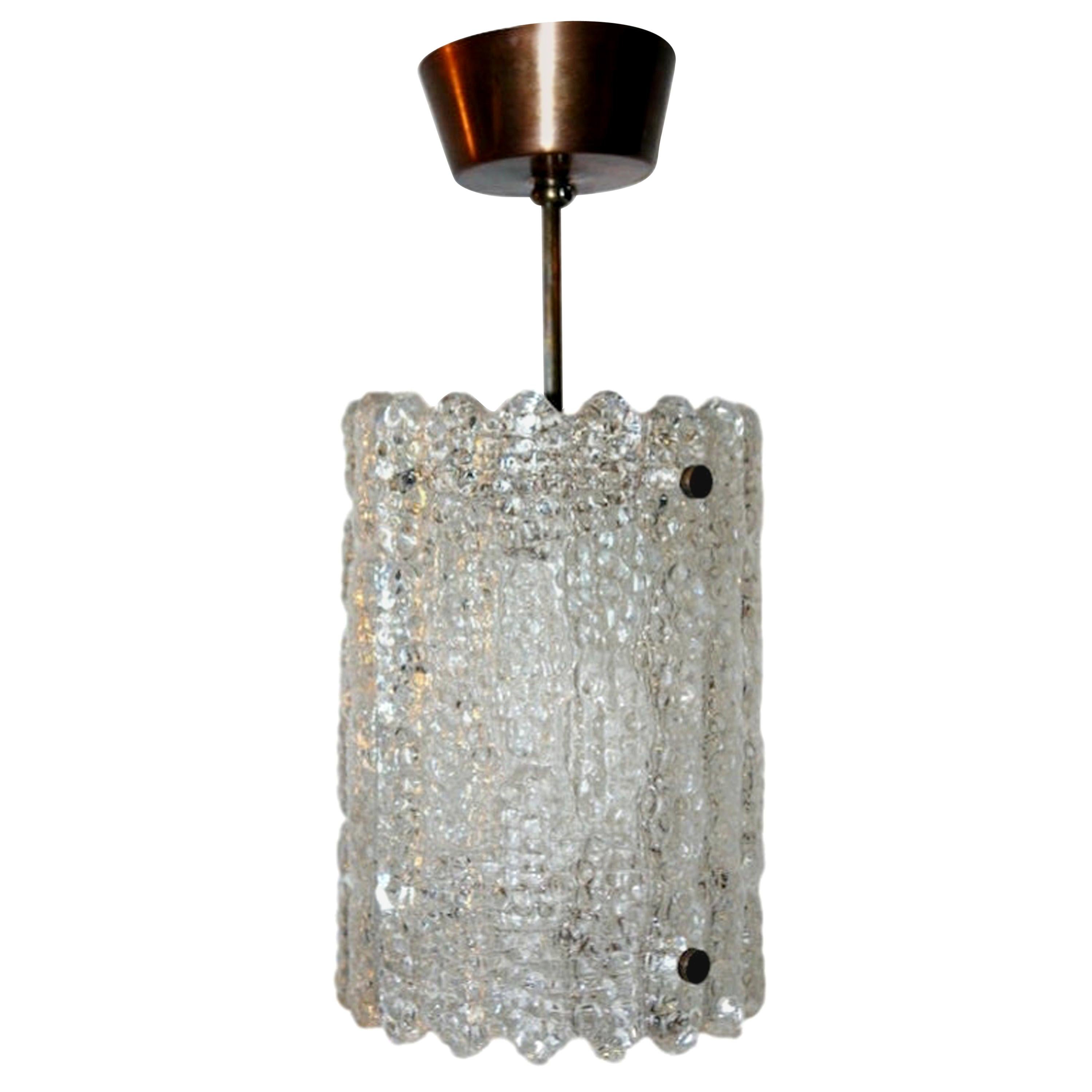 Set of Swedish Glass Fixtures. Sold individually.