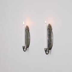 Set di candele svedesi Grace in peltro, anni '30, Svezia