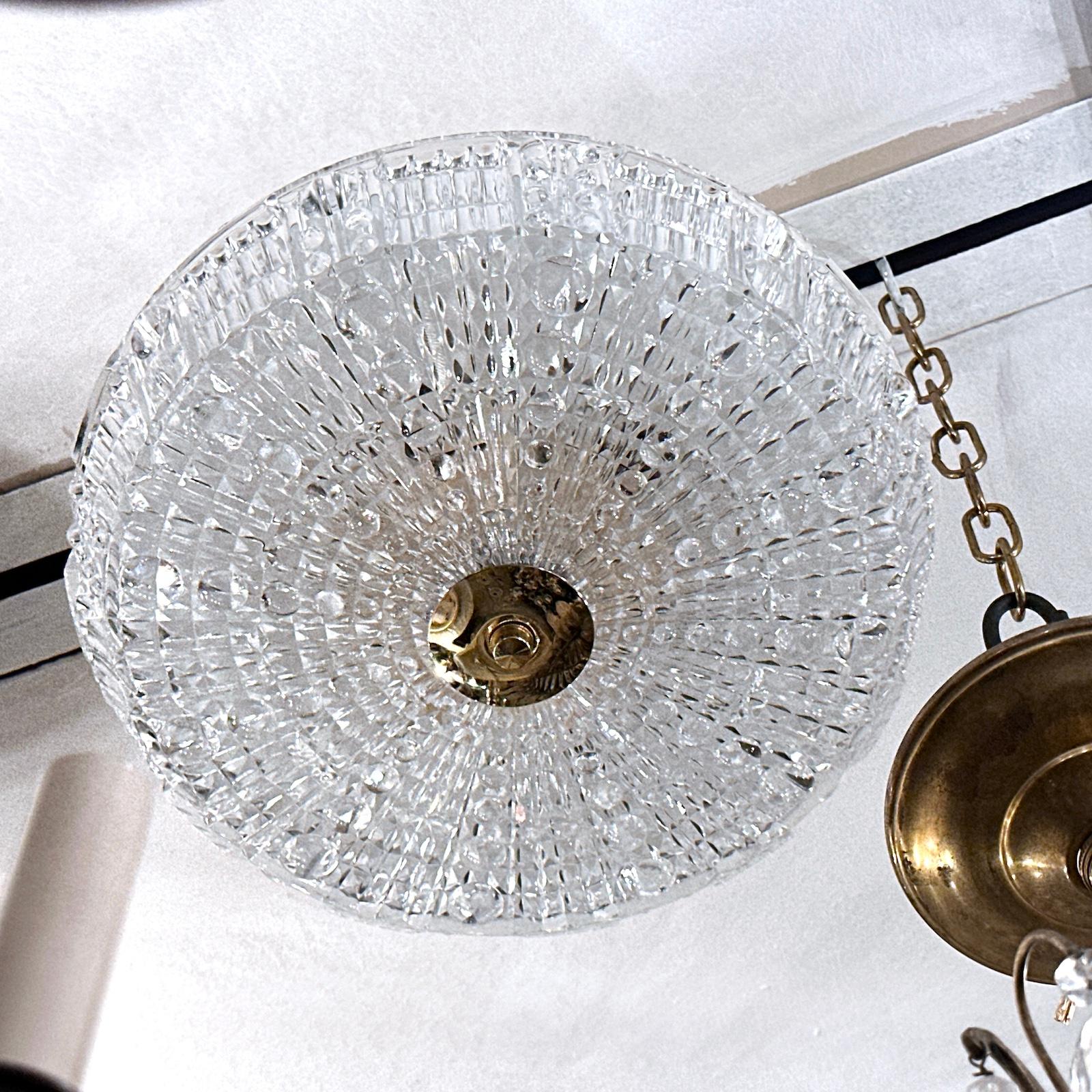 Verre Ensemble de luminaires suédois en verre du milieu du siècle dernier, vendus individuellement en vente