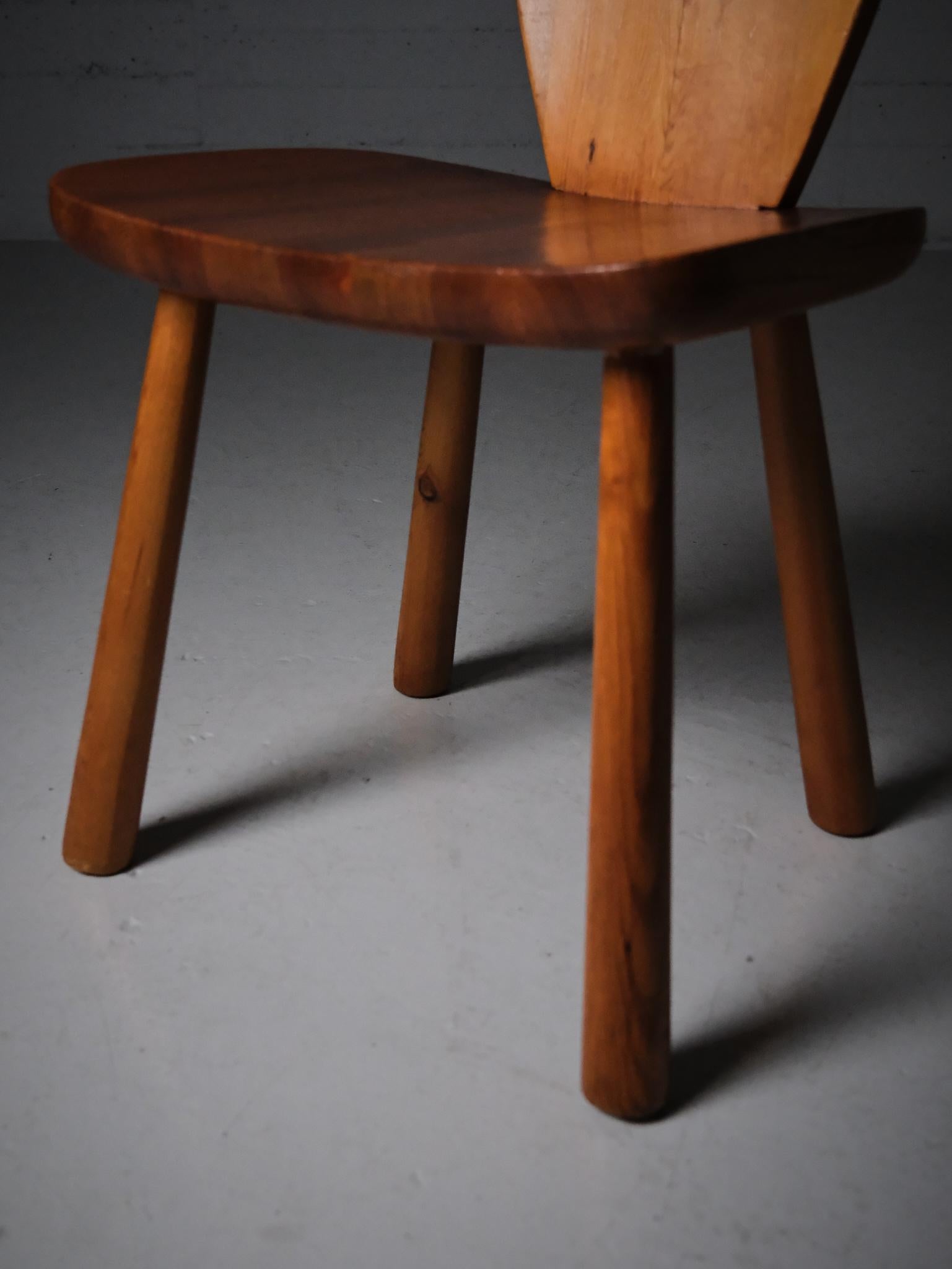 Set di sedie svedesi in pino di Bo Fjaestad per Arvika Konsthantverk, 1930 in vendita 4