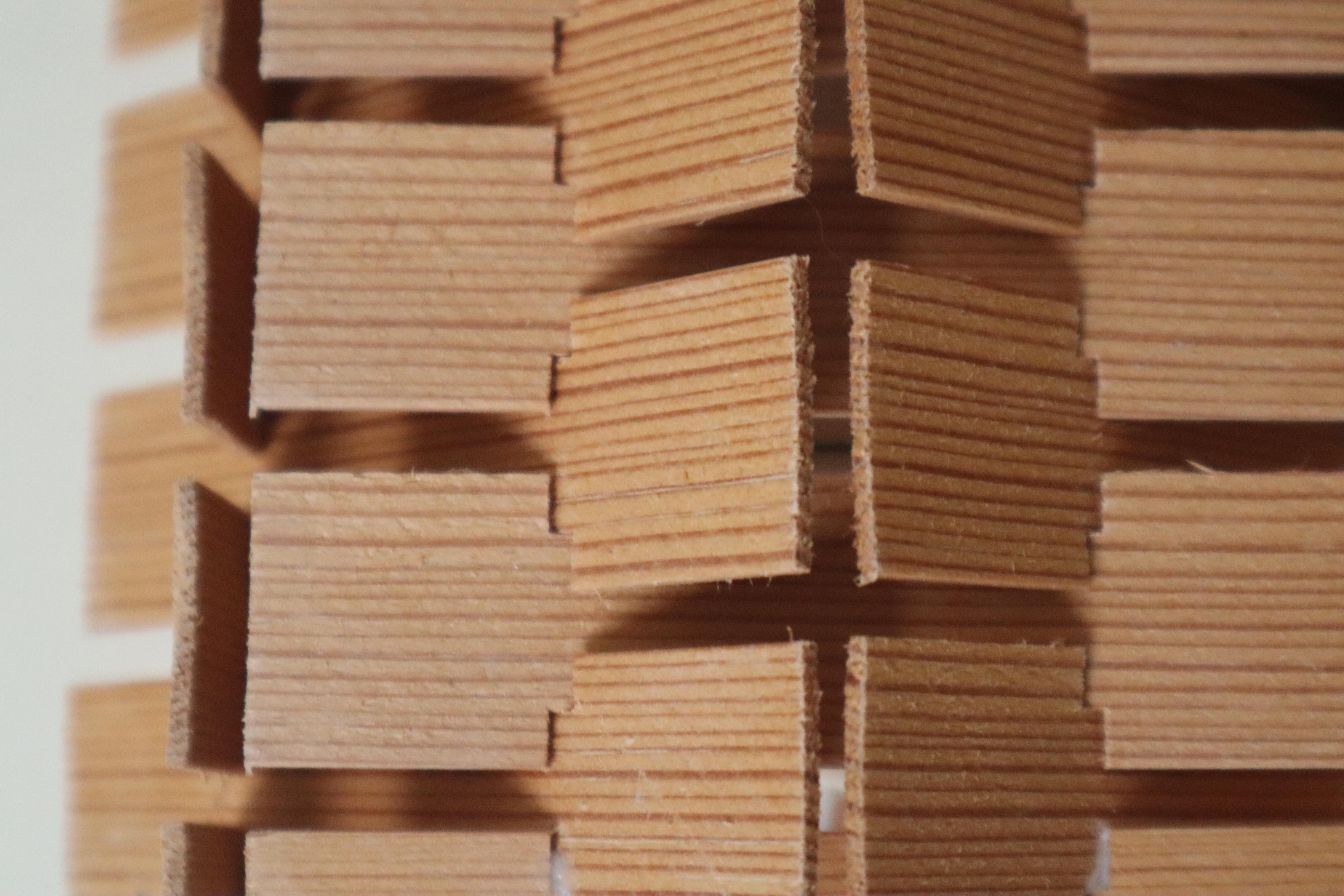 Ensemble d'appliques en pin suédois des années 1970 Bon état - En vente à Hannover, DE