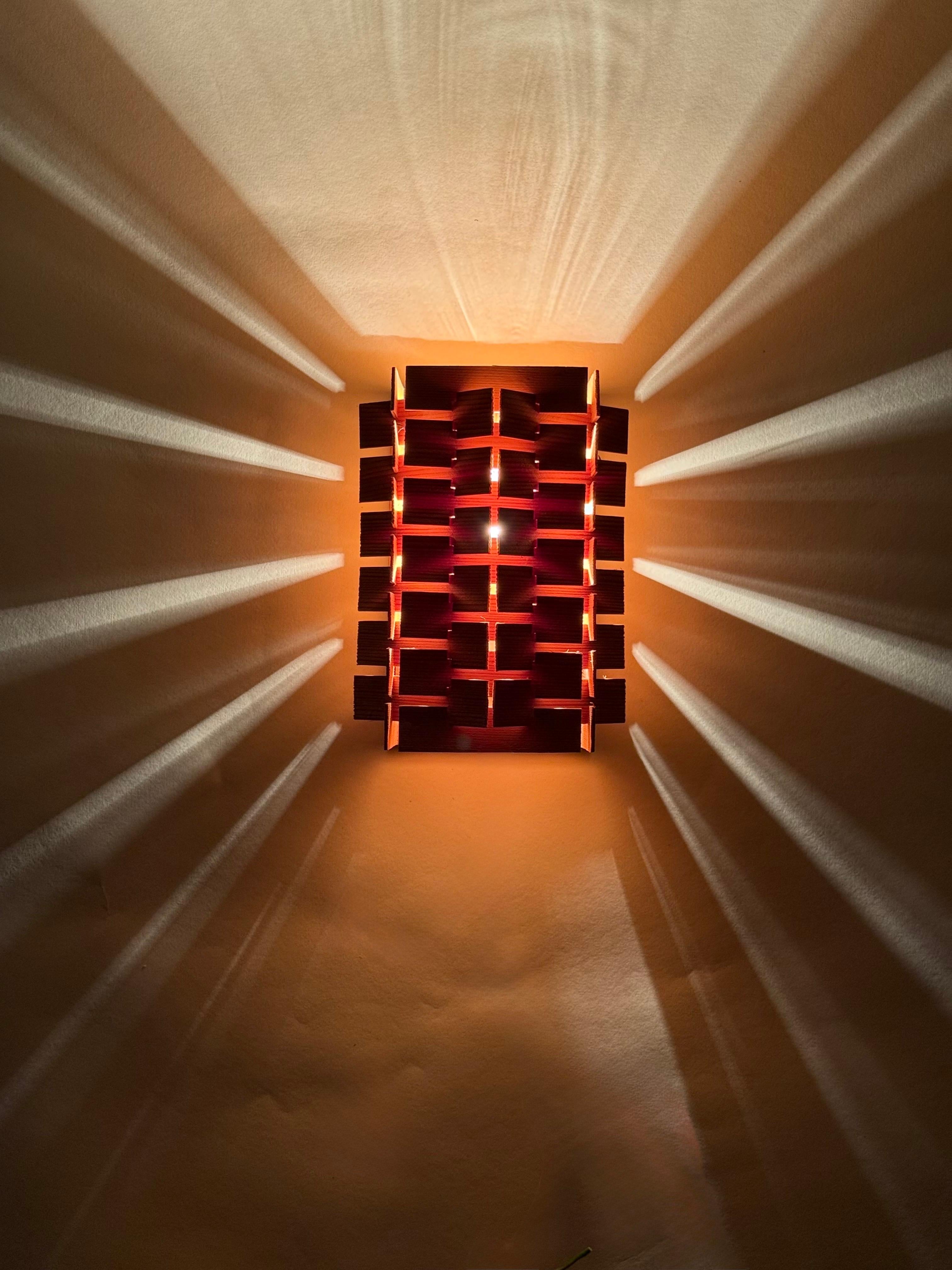 Ensemble d'appliques en pin suédois des années 1970 en vente 1