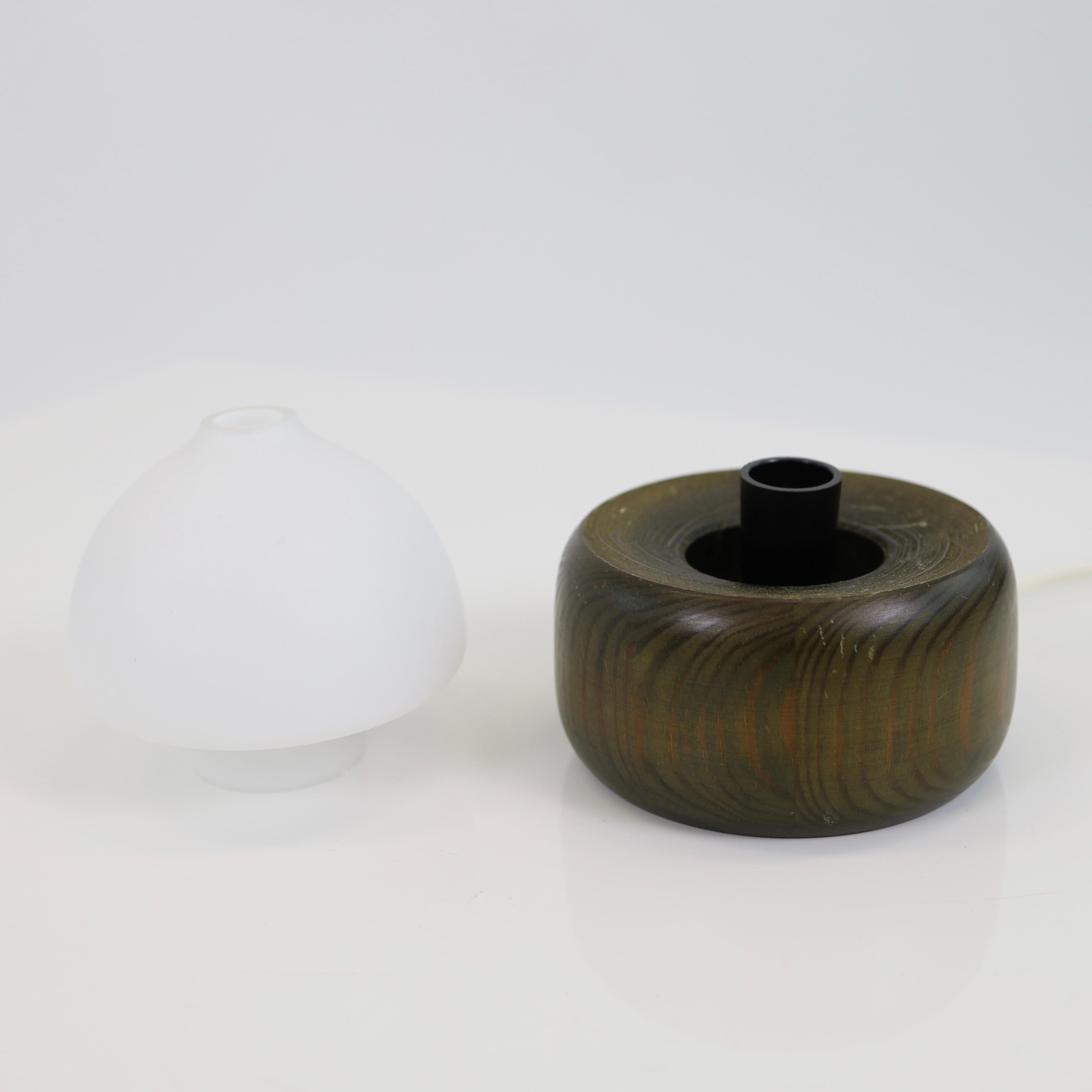 Set of Swedish Pine Wood Night Lamps by Aneta, Sweden, 1970s For Sale 1