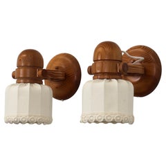 Set of Swedish Pine Wood Sonces by Markslöjd, Sweden, 1970s