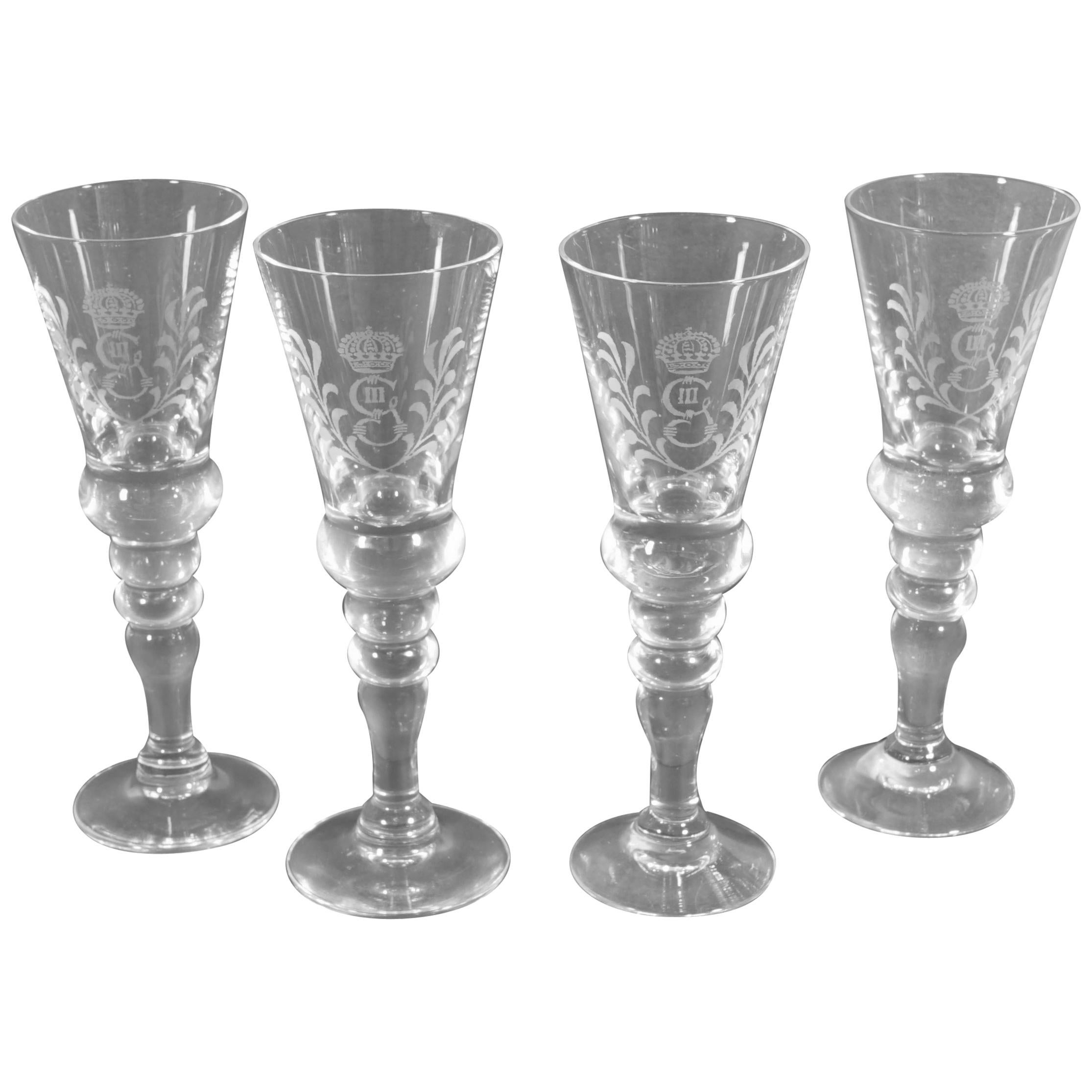 Ensemble de verres suédois Snaps en vente