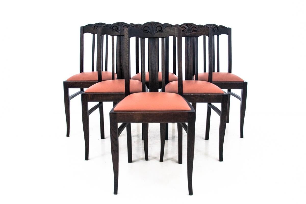 Set of Table and 6 chairs, Art Nouveau, Poland, circa 1930 9