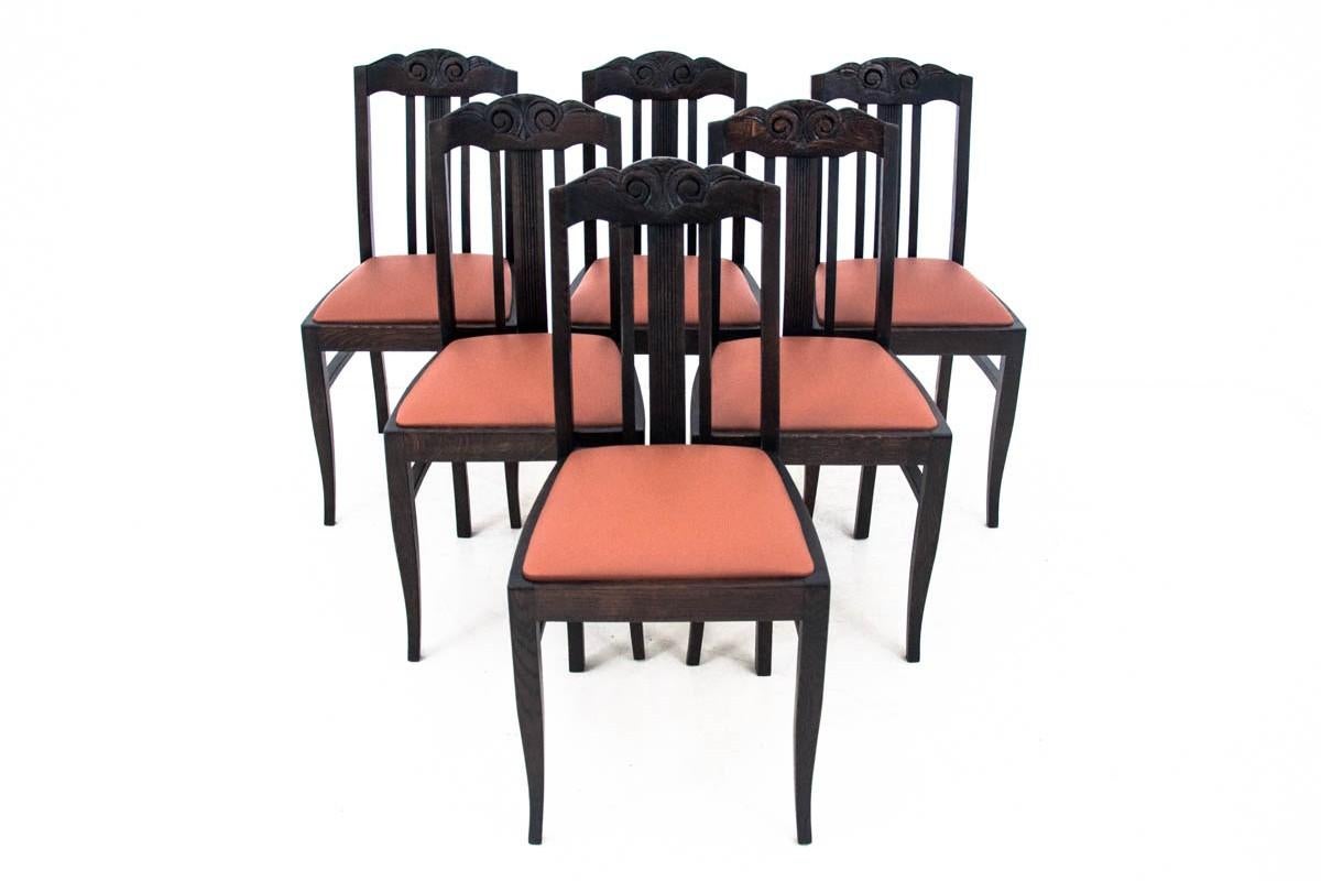 Set of Table and 6 chairs, Art Nouveau, Poland, circa 1930 10