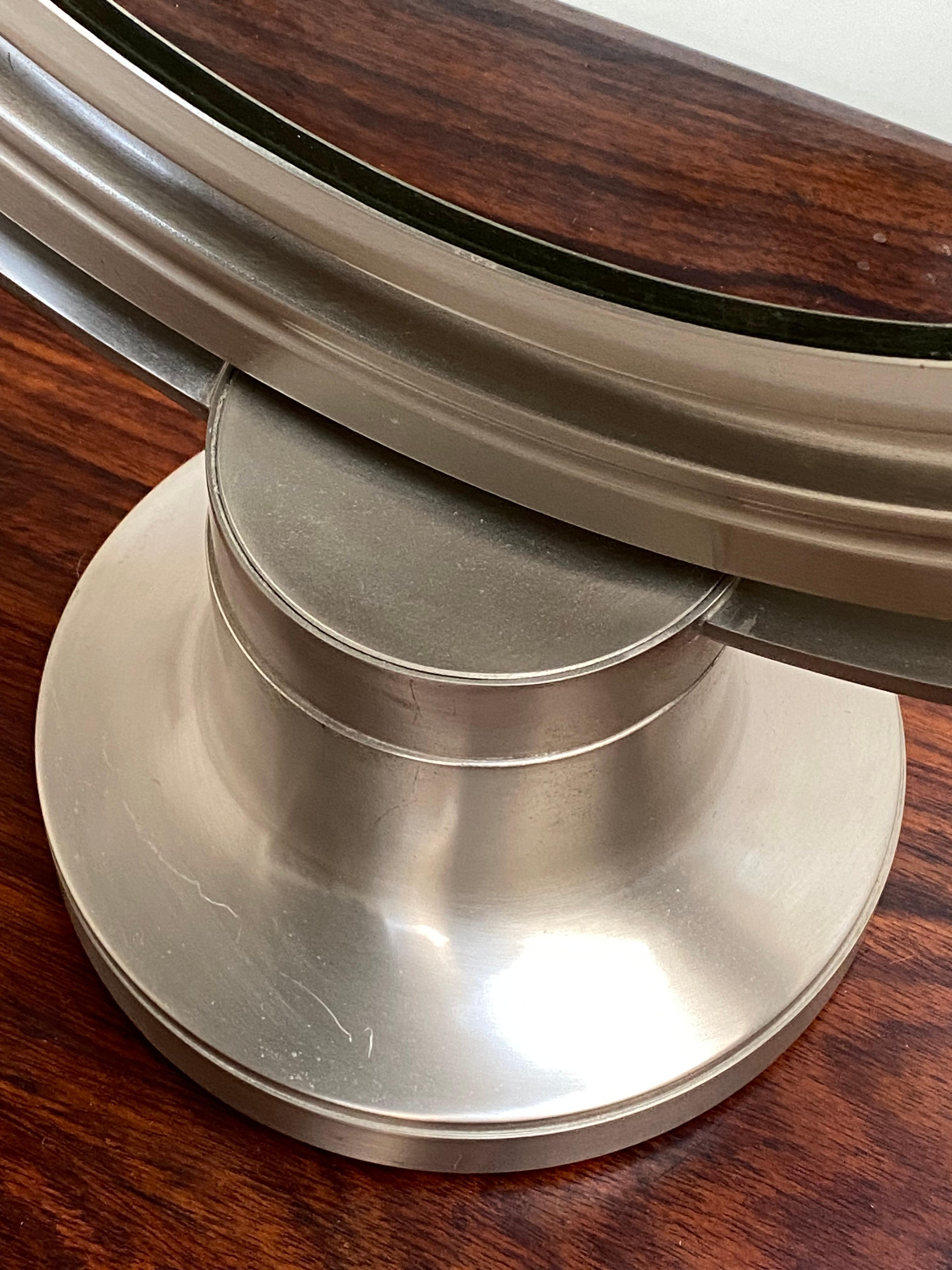 Mid-20th Century Set of Table and Wall Mirror 