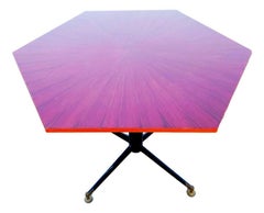 Ensemble de tables design Ignazio Gardella pour Azucena et six chaises danoises, années 1960