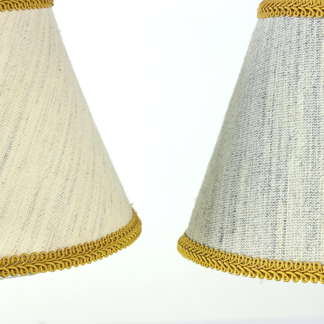 Mid-20th Century Set Of Table Lamps, Czechoslovakia 1960s For Sale
