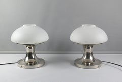 Set of Table Lamps, Space Age, VEB Leuchtenbau Leipzig, East Germany, 1976