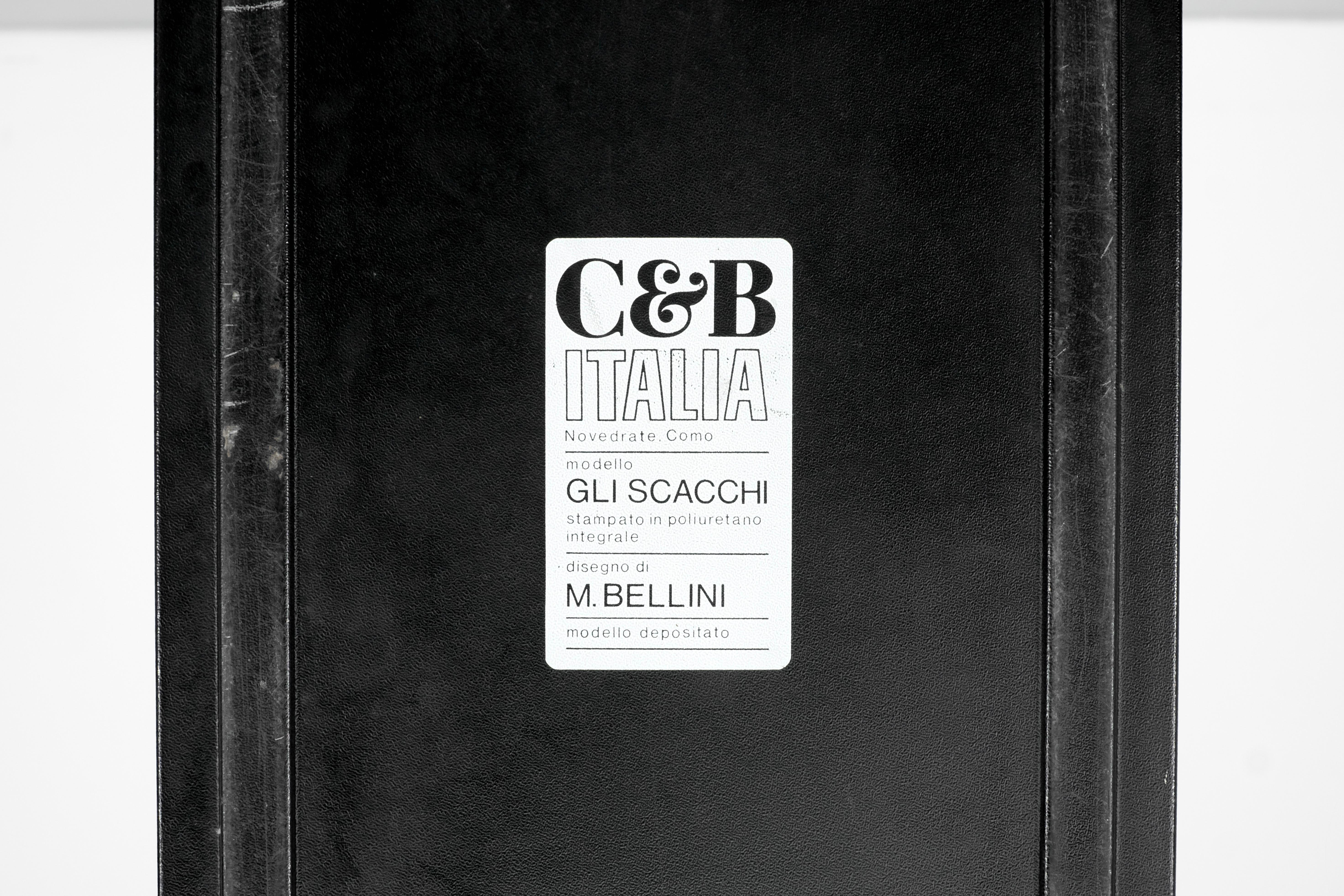 Juego de Mesas Gli Scacchi de Mario Bellini para C&B Italia, Italia 1971. en venta 9