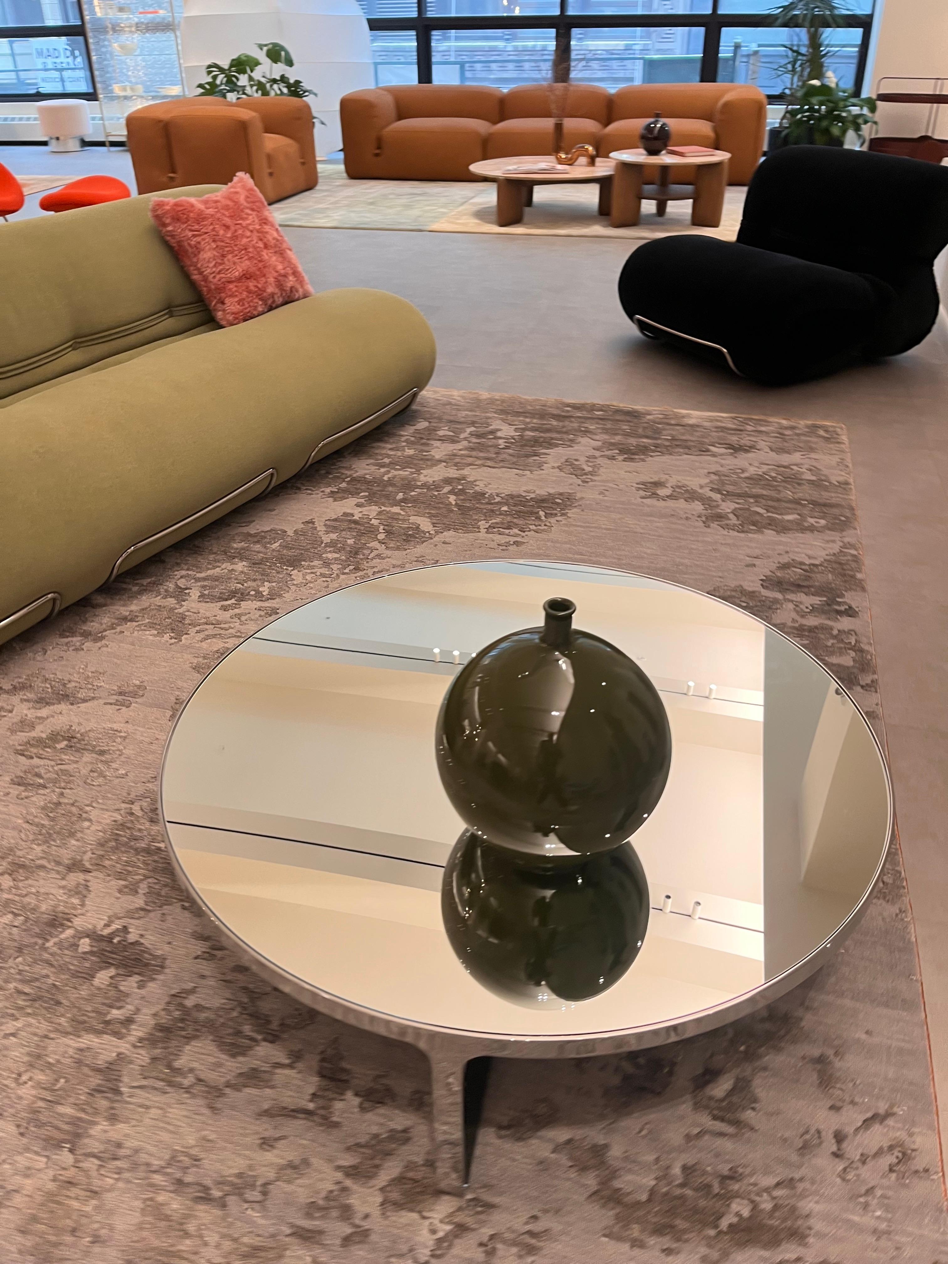 round mirror coffee table