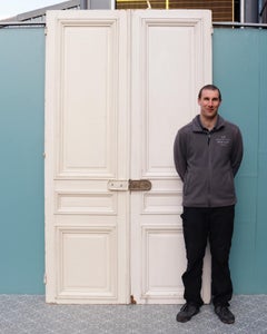 Set hoher antiker Doppeltüren im Louis-XVI.-Stil