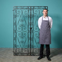 Set of Tall Reclaimed Wrought Iron Garden Gates