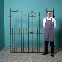 Set of Tall Regency Period Wrought Iron Garden Gates