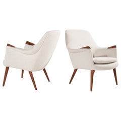 Ensemble de chaises longues en teck de Gerhard Berg:: Norvège:: années 1950