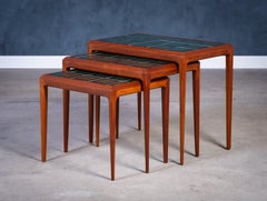 Set of Teak Nesting Tables by Johannes Andersen for Silkeborg Møbelfabrik, 1960s