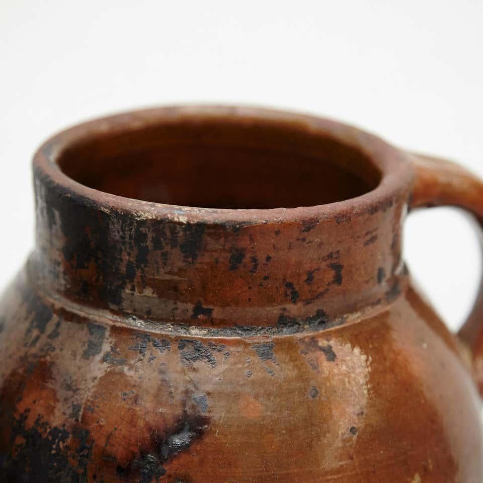 Set di lacrime del 20° secolo dipinte a mano in ceramica tradizionale rustica e popolare in vendita 9