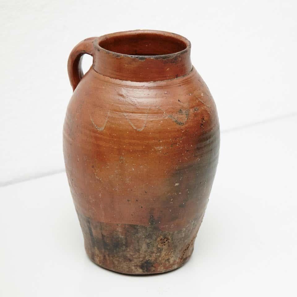 Set di lacrime del 20° secolo dipinte a mano in ceramica tradizionale rustica e popolare in vendita 10