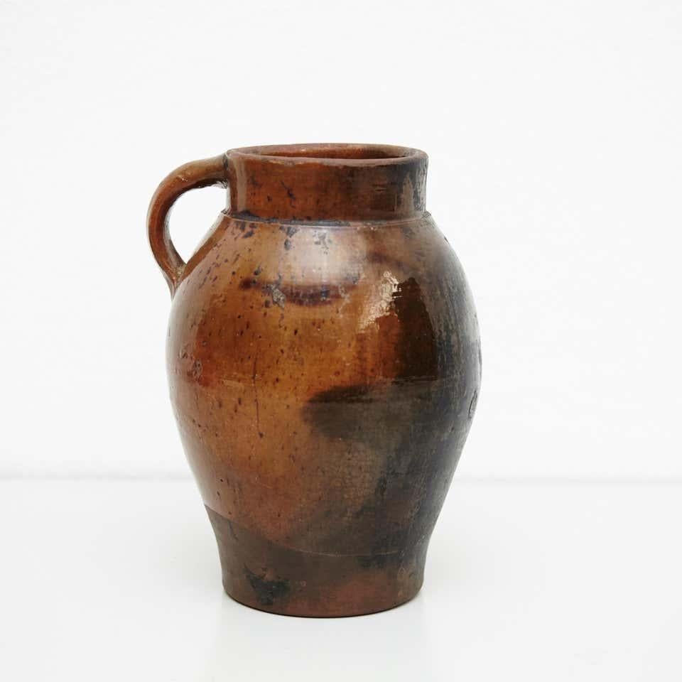 Set di lacrime del 20° secolo dipinte a mano in ceramica tradizionale rustica e popolare in vendita 1