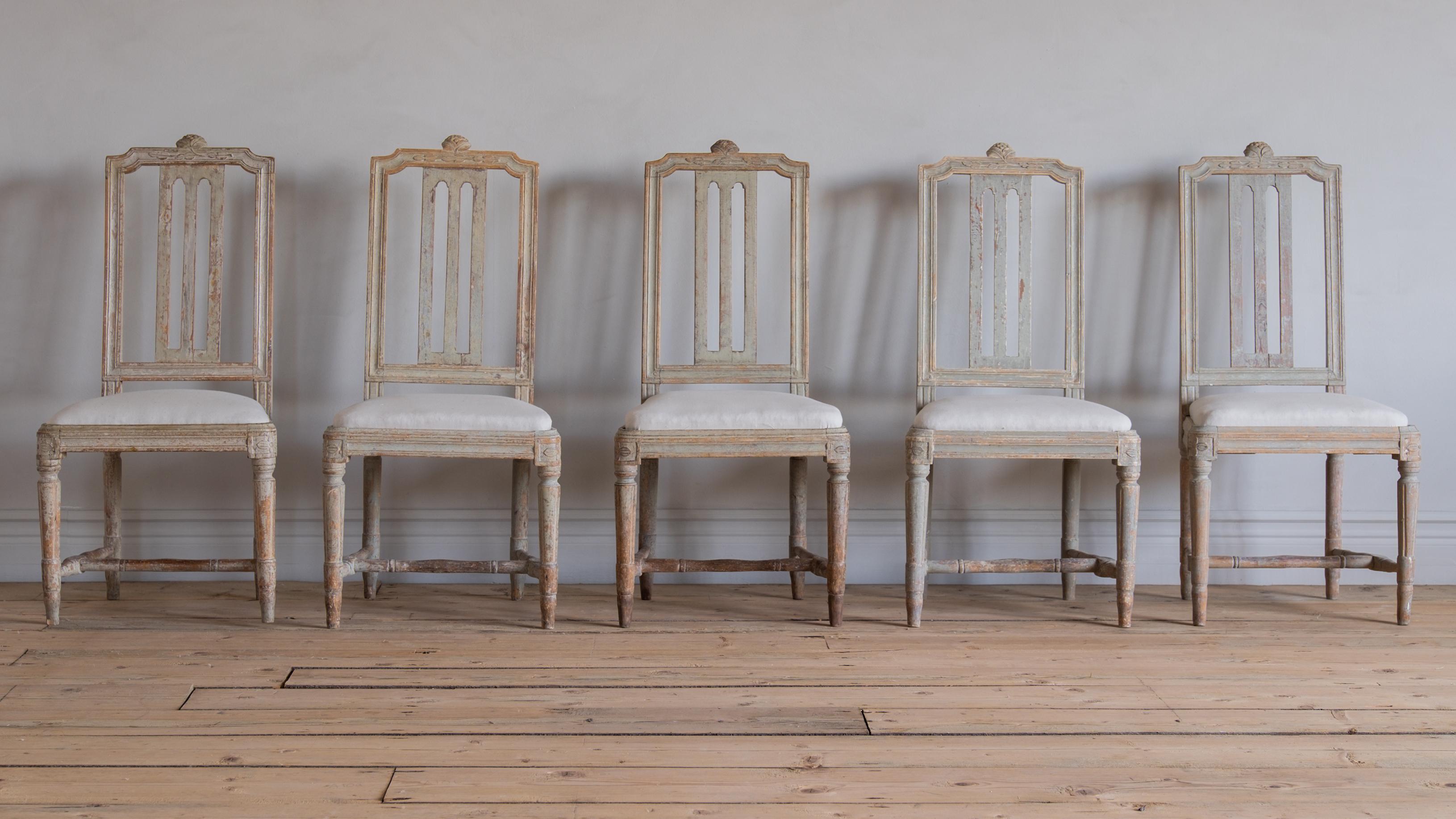 Set of Ten 18th Century Gustavian Dinning Room Chairs 4