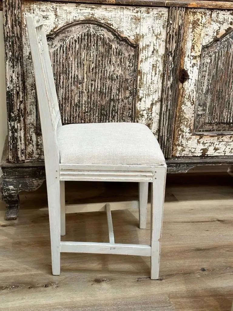 Wood Set of Ten 18th Century Swedish Side Chairs