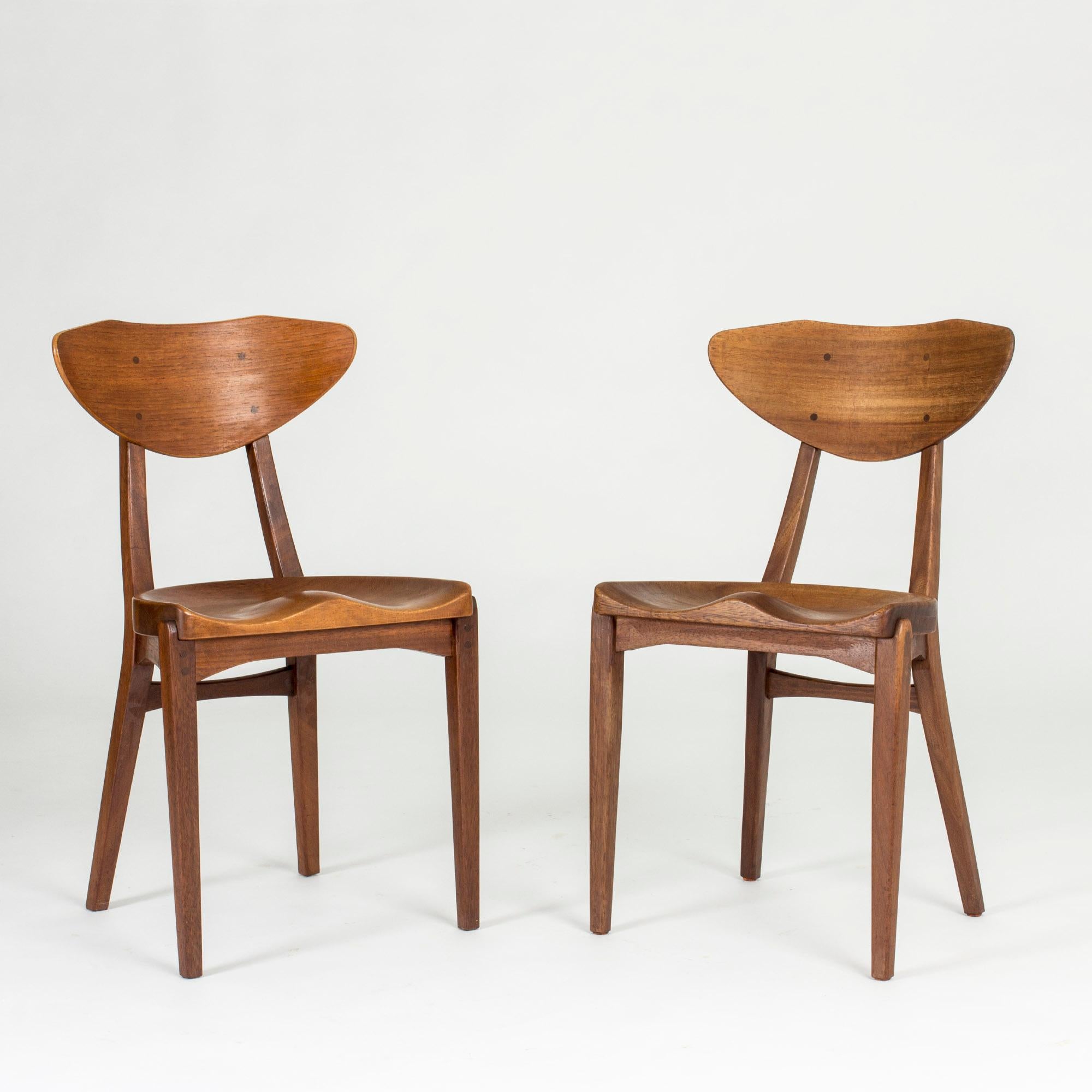 Danish Set of Ten 1950s Dining Chairs by Richard Jensen and Kjærulff Rasmussen